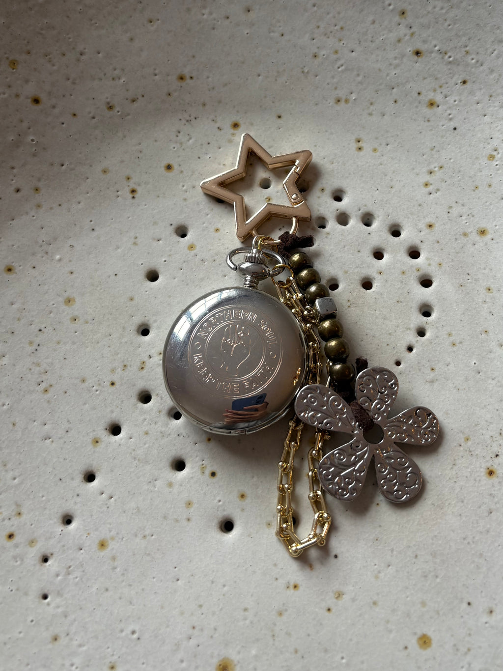 Northern Soul (Keep the Faith) Pocket Watch Charm