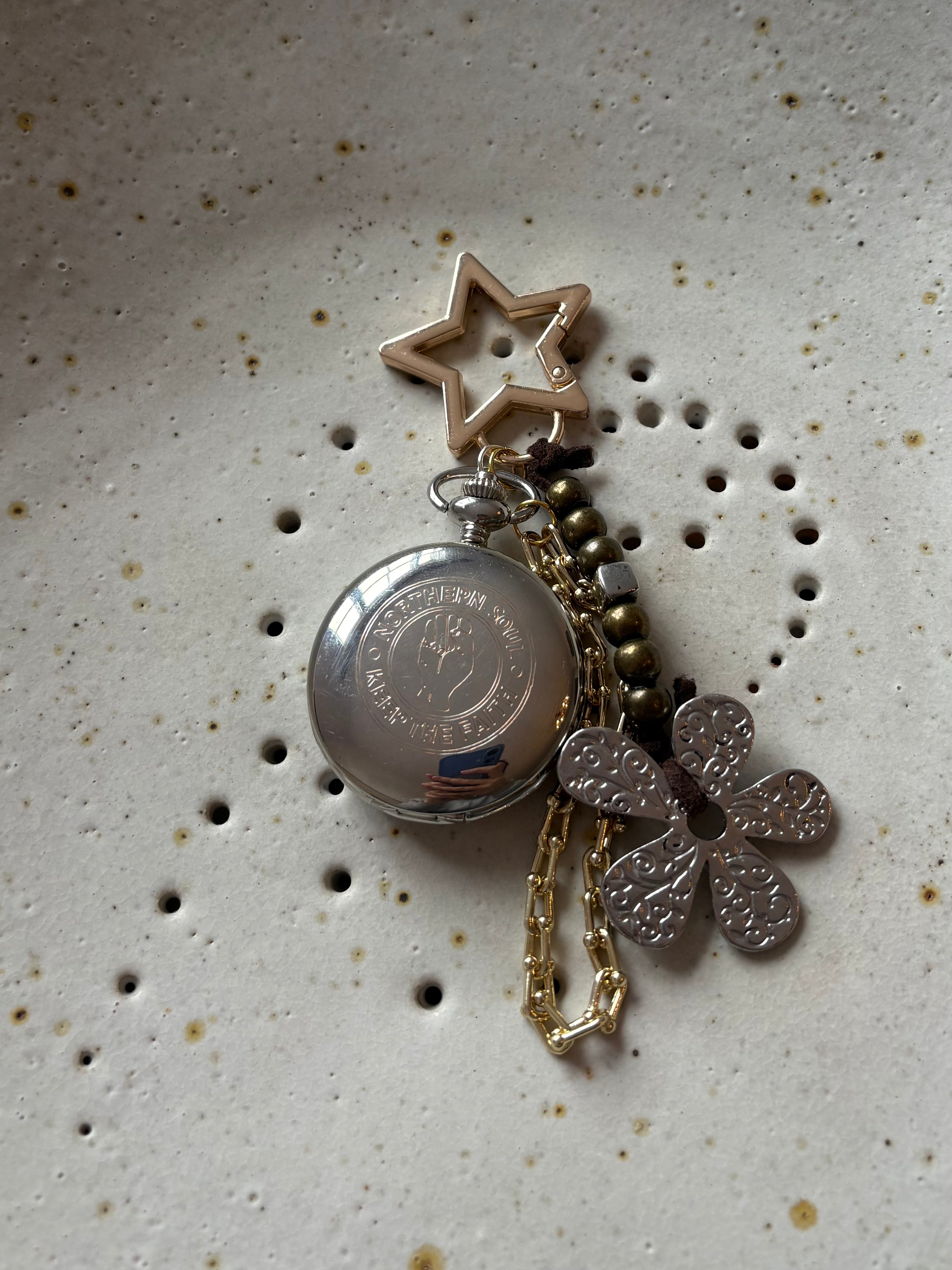 Northern Soul (Keep the Faith) Pocket Watch Charm