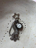Antique Silver Pocket Watch Charm